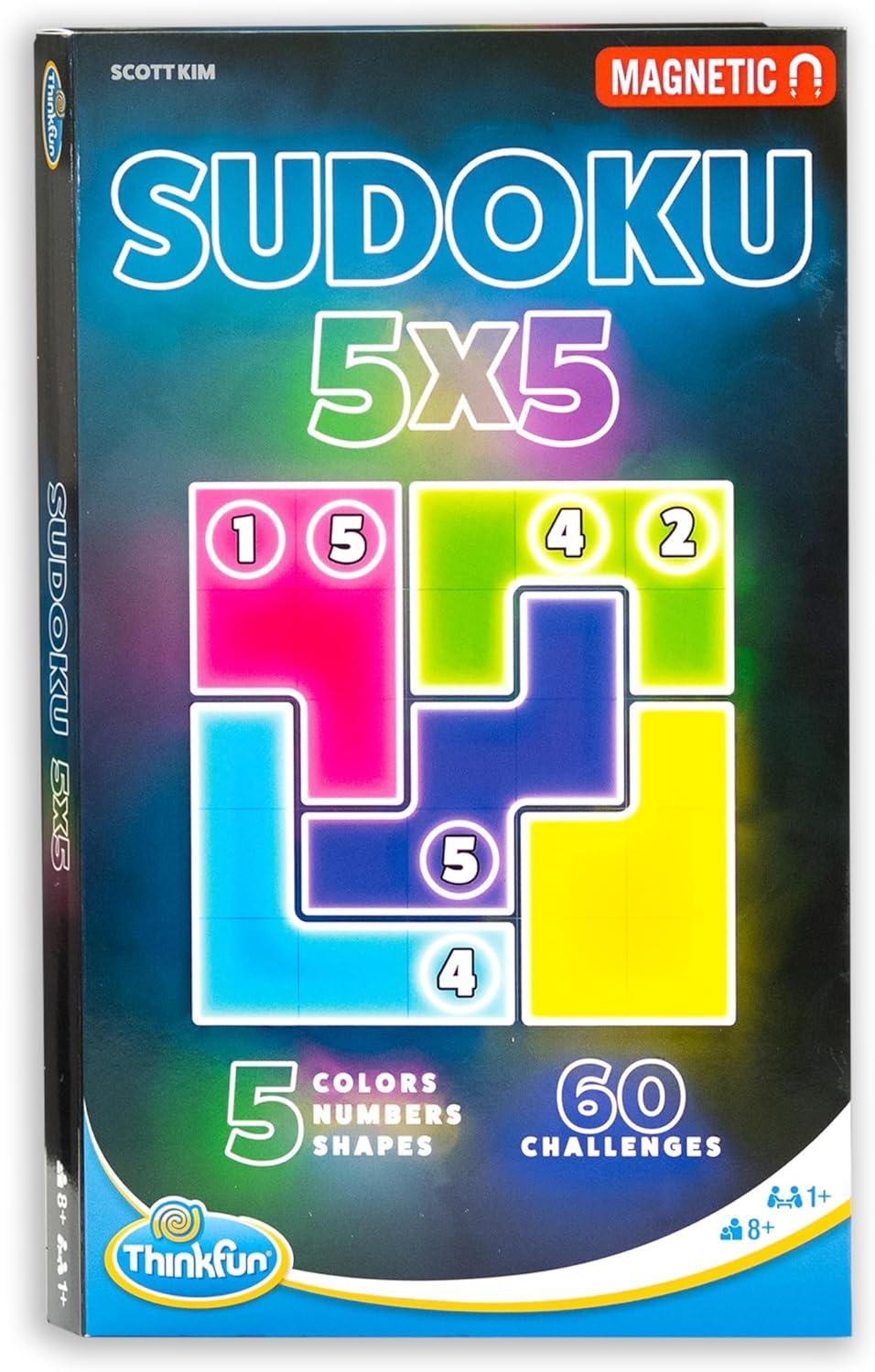 ThinkFun Sudoku 5×5 Magnetic Travel Puzzle