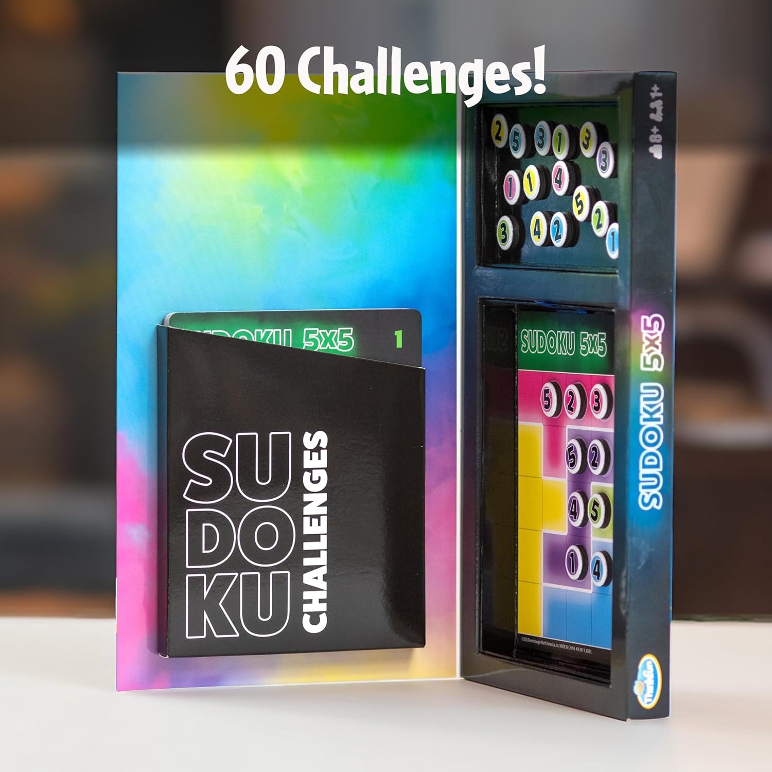 ThinkFun Sudoku 5×5 Magnetic Travel Puzzle