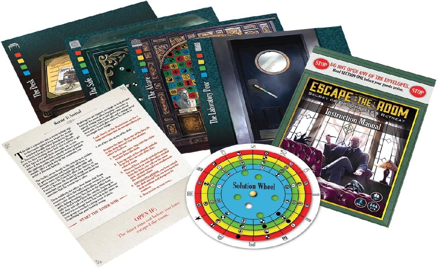 ThinkFun Escape The Room Secret of Dr. Gravely’s Retreat – an Escape Room Experience in a Box for Age 13 and Up