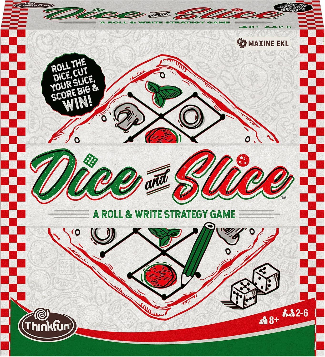 ThinkFun’s Dice and Slice Pizza Party Dice Game – Deliciously Strategic Pizza Slicing Game